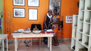 Rose in our Maasai Women's Art Shop at Sable Square